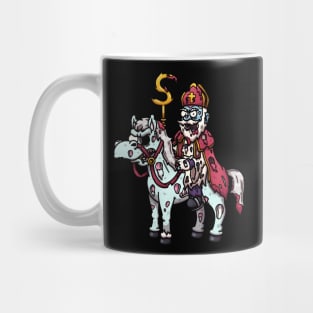 Horror Saint Nicholas On Horse Mug